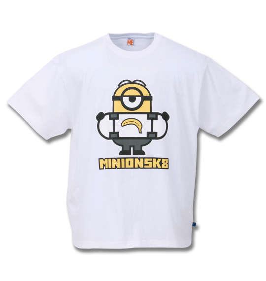 大きいサイズ メンズ MINIONS 半袖 Tシャツ ホワイト 1178-9585-1 3L 4L 5L 6L