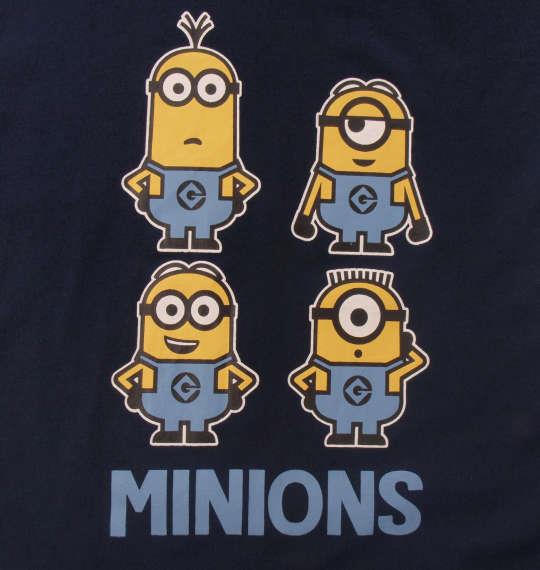 大きいサイズ メンズ MINIONS 半袖 Tシャツ ネイビー 1178-9586-2 3L 4L 5L 6L