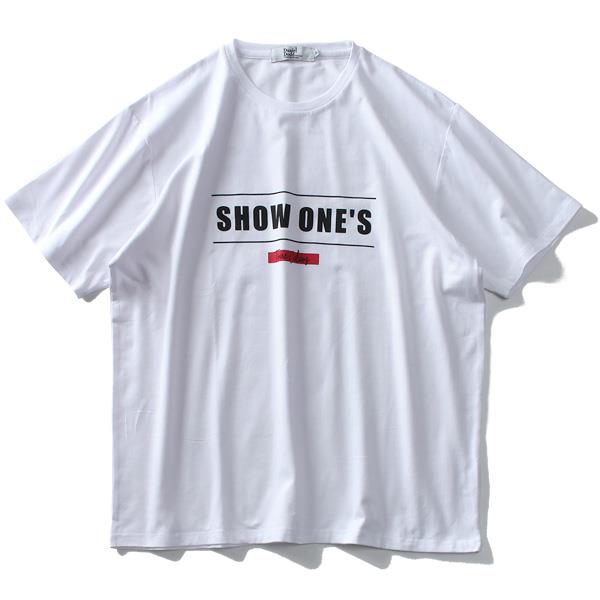 大きいサイズ メンズ DANIEL DODD ベア天 プリント 半袖 Tシャツ SHOW ONES azt-1902152