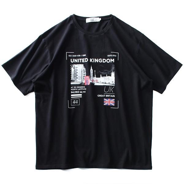 大きいサイズ メンズ DANIEL DODD ベア天 プリント 半袖 Tシャツ UNITED KINGDOM azt-1902154