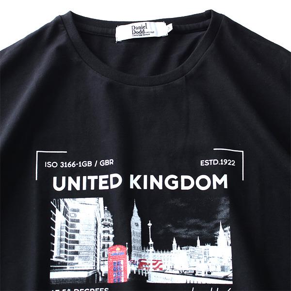 大きいサイズ メンズ DANIEL DODD ベア天 プリント 半袖 Tシャツ UNITED KINGDOM azt-1902154