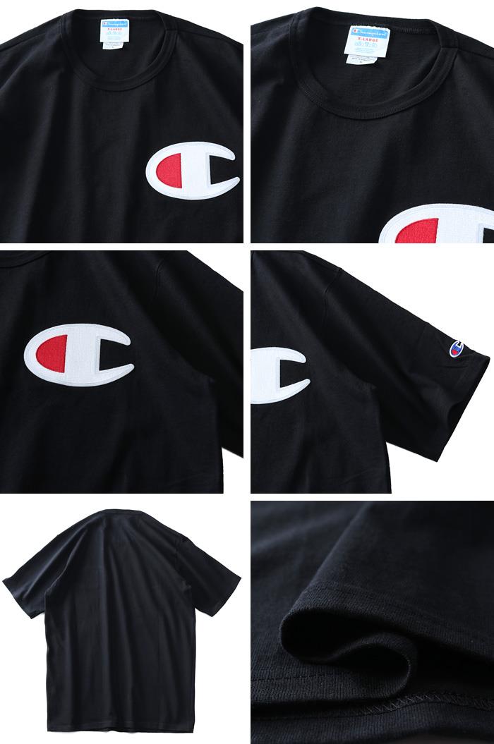 【WEB限定価格】ブランドセール 大きいサイズ メンズ Champion チャンピオン ビッグロゴ プリント 半袖 Tシャツ USA直輸入 gt19-y06820