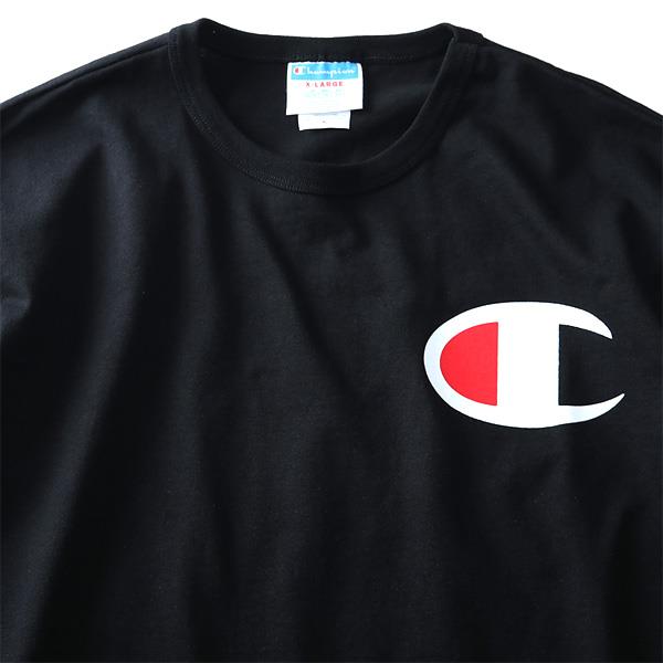 【WEB限定価格】ブランドセール 大きいサイズ メンズ Champion チャンピオン ビッグロゴ プリント 長袖 Tシャツ USA直輸入 gt47-y07789