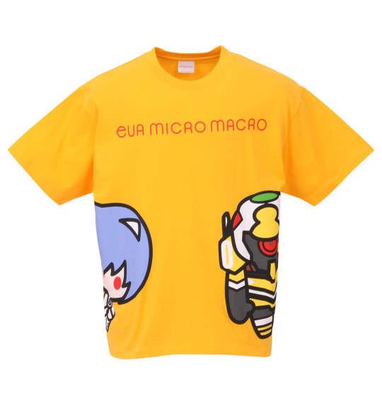 大きいサイズ メンズ EVA MICRO MACRO 半袖 Tシャツ デイジーイエロー 1178-9213-2 3L 4L 5L 6L 8L