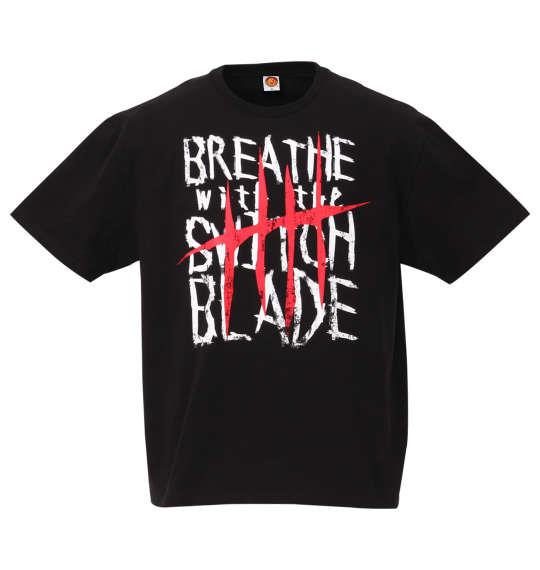 大きいサイズ メンズ 新日本プロレス ジェイ ホワイト BREATHE 半袖 Tシャツ ブラック 1178-9238-1 3L 4L 5L 6L 8L