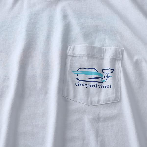 【WEB限定価格】ブランドセール 大きいサイズ メンズ Vineyard Vines ヴィニヤードヴァインズ ポケット付 半袖プリント Tシャツ USA直輸入 1v6200