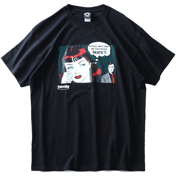 【WEB限定価格】ブランドセール 大きいサイズ メンズ THRASHER スラッシャー プリント 半袖 Tシャツ USA直輸入 311192