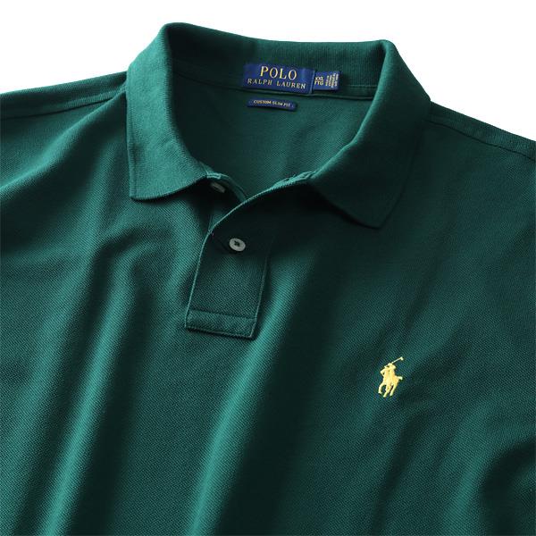 【WEB限定価格】ブランドセール 大きいサイズ メンズ POLO RALPH LAUREN ポロ ラルフローレン ロゴ 鹿の子 半袖 ポロシャツ USA直輸入 710680784