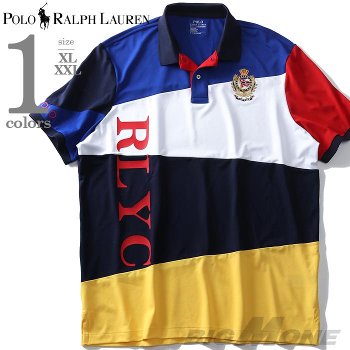 【WEB限定価格】ブランドセール 大きいサイズ メンズ POLO RALPH LAUREN ポロ ラルフローレン 半袖 デザイン ポロシャツ USA直輸入 710741080