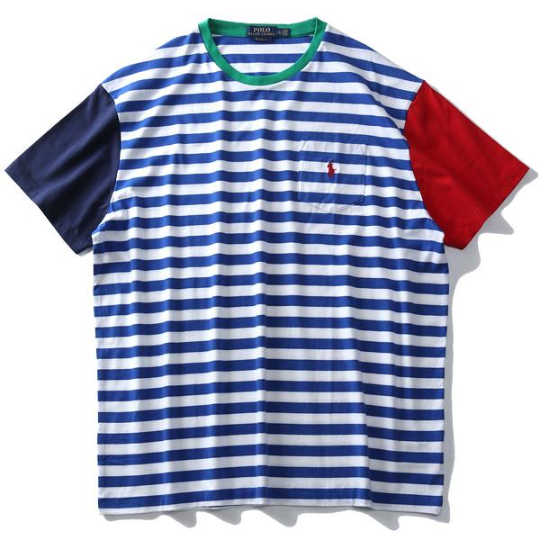 【WEB限定価格】ブランドセール 大きいサイズ メンズ POLO RALPH LAUREN ポロ ラルフローレン 半袖 デザイン Tシャツ USA直輸入 710746756