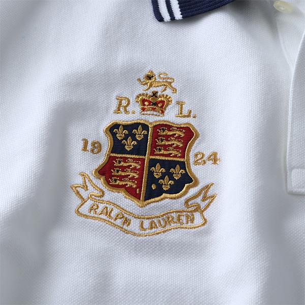 【WEB限定価格】ブランドセール 大きいサイズ メンズ POLO RALPH LAUREN ポロ ラルフローレン 刺繍入 鹿の子 半袖 ポロシャツ USA直輸入 710746847