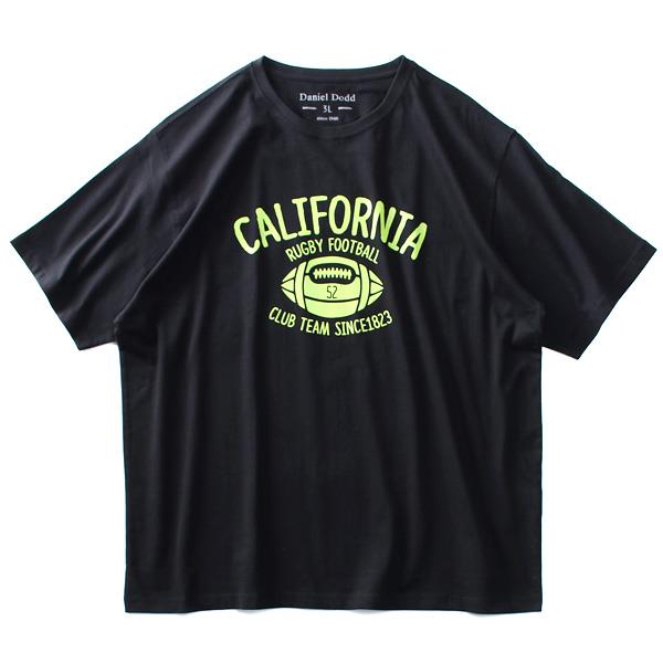 大きいサイズ メンズ DANIEL DODD オーガニック プリント 半袖 Tシャツ CALIFORNIA azt-190250