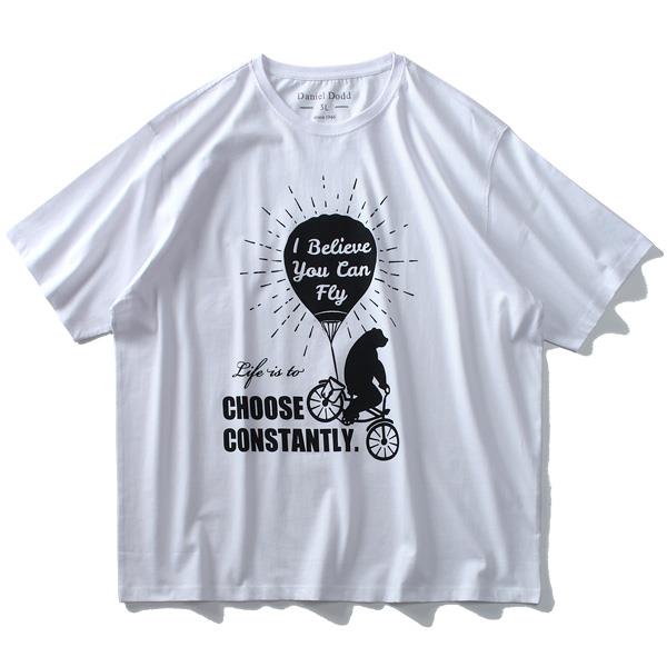 大きいサイズ メンズ DANIEL DODD オーガニック プリント 半袖 Tシャツ CHOOSE CONSTANTLY azt-190251