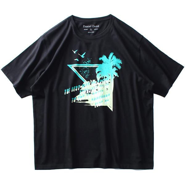 大きいサイズ メンズ DANIEL DODD オーガニック プリント 半袖 Tシャツ THE BEST WAY azt-190253