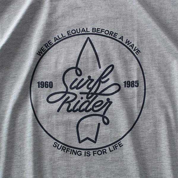 大きいサイズ メンズ DANIEL DODD オーガニック プリント 半袖 Tシャツ SURF RIDER azt-190255