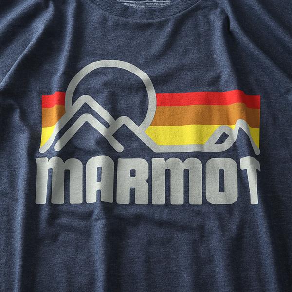 【WEB限定価格】ブランドセール 大きいサイズ メンズ Marmot マーモット ロゴ プリント 半袖 Tシャツ USA直輸入 42430