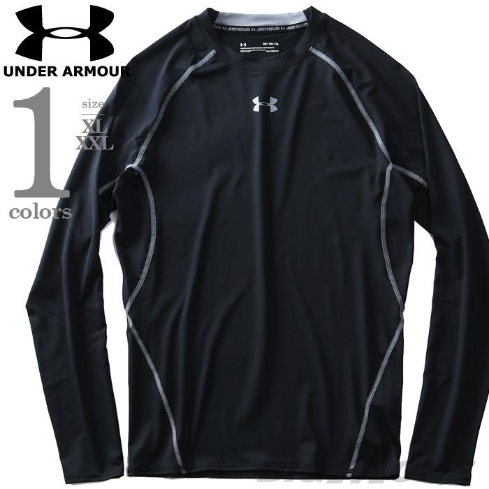 大きいサイズ メンズ UNDER ARMOUR アンダーアーマー ヒートギア コンプレッション 長袖 Tシャツ USA直輸入 1257471