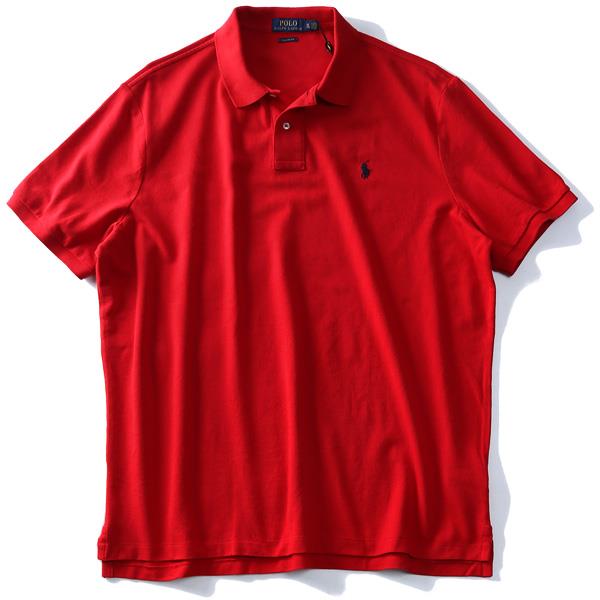 【WEB限定価格】ブランドセール 大きいサイズ メンズ POLO RALPH LAUREN ポロ ラルフローレン ロゴ 鹿の子 半袖 ポロシャツ USA直輸入 710666997