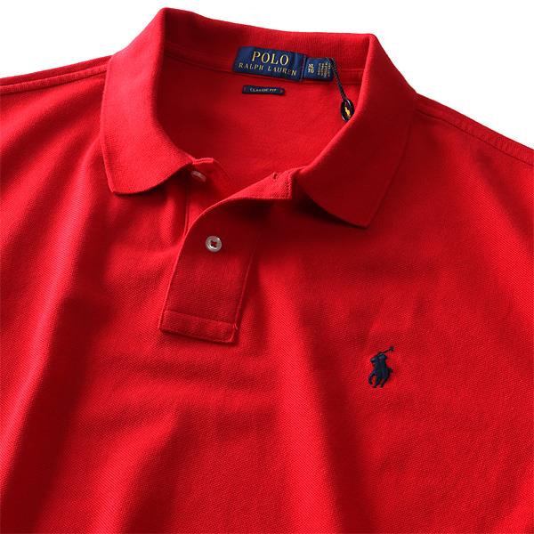 【WEB限定価格】ブランドセール 大きいサイズ メンズ POLO RALPH LAUREN ポロ ラルフローレン ロゴ 鹿の子 半袖 ポロシャツ USA直輸入 710666997