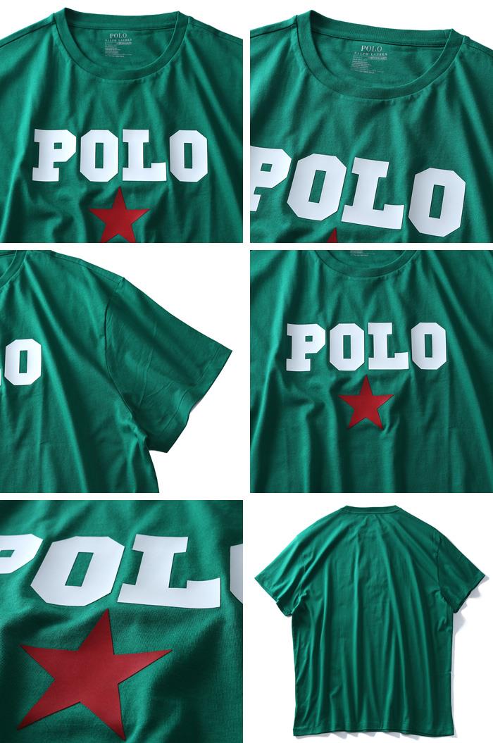 【WEB限定価格】ブランドセール 大きいサイズ メンズ POLO RALPH LAUREN ポロ ラルフローレン ロゴ プリント 半袖 Tシャツ USA直輸入 710741389