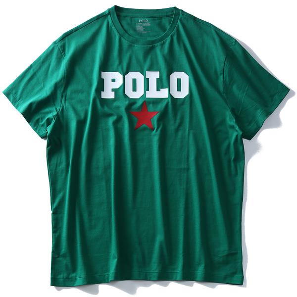 【WEB限定価格】ブランドセール 大きいサイズ メンズ POLO RALPH LAUREN ポロ ラルフローレン ロゴ プリント 半袖 Tシャツ USA直輸入 710741389