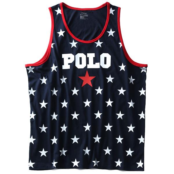 【WEB限定価格】ブランドセール 大きいサイズ メンズ POLO RALPH LAUREN ポロ ラルフローレン ロゴ プリント タンクトップ USA直輸入 710741436