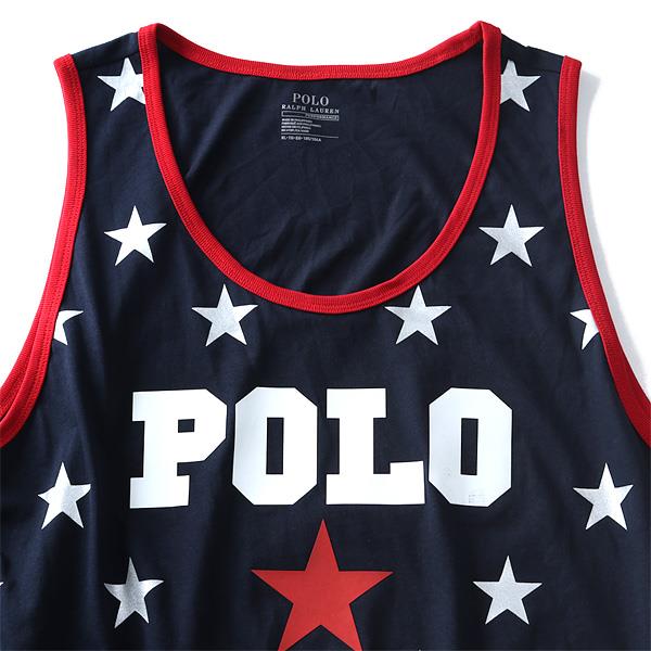 【WEB限定価格】ブランドセール 大きいサイズ メンズ POLO RALPH LAUREN ポロ ラルフローレン ロゴ プリント タンクトップ USA直輸入 710741436