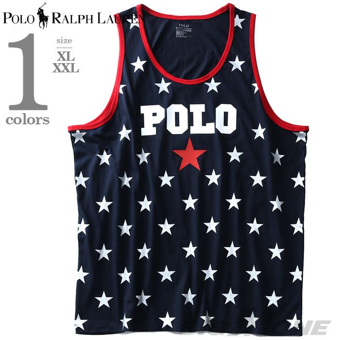 【WEB限定価格】ブランドセール 大きいサイズ メンズ POLO RALPH LAUREN ポロ ラルフローレン ロゴ プリント タンクトップ USA直輸入 710741436