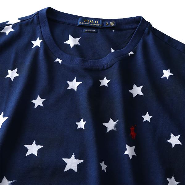 【WEB限定価格】ブランドセール 大きいサイズ メンズ POLO RALPH LAUREN ポロ ラルフローレン 総柄 半袖 Tシャツ USA直輸入 710743921