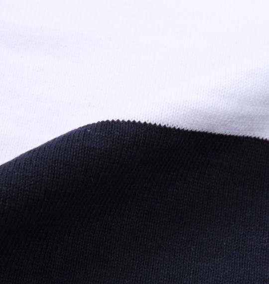 大きいサイズ メンズ H by FIGER ポケット付 ボーダー 半袖 Tシャツ ネイビー × ホワイト 1168-9356-1 3L 4L 5L 6L 8L