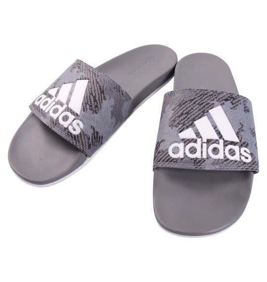 大きいサイズ メンズ adidas サンダル ADILETTE CF LOGO グレースリー 1140-9355-1 29.5 30.5 31.5