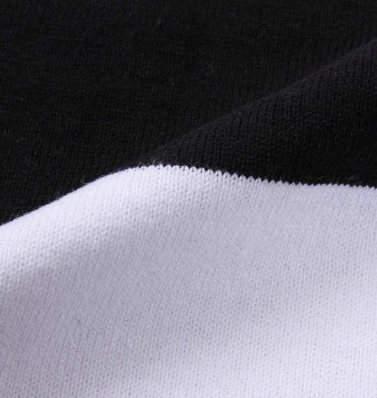 大きいサイズ メンズ H by FIGER ポケット付 ボーダー 長袖 Tシャツ ブラック × ホワイト 1168-9355-2 3L 4L 5L 6L 8L