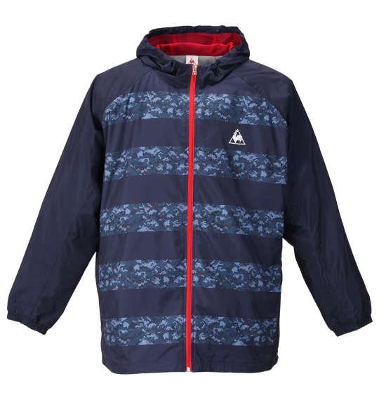 大きいサイズ メンズ LE COQ SPORTIF ウインド ジャケット ネイビー 1173-9350-1 2L 3L 4L 5L 6L