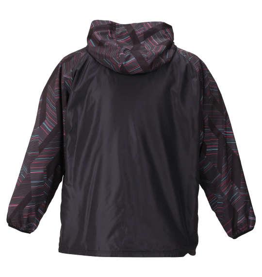 大きいサイズ メンズ UMBRO AL.フーデッド ライン ジャケット ブラック 1176-9350-2 3L 4L 5L 6L