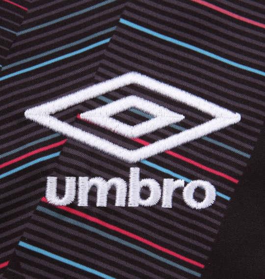 大きいサイズ メンズ UMBRO AL.フーデッド ライン ジャケット ブラック 1176-9350-2 3L 4L 5L 6L