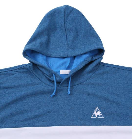 大きいサイズ メンズ LE COQ SPORTIF スウェット プルパーカー スウェーディッシュブルー 1178-9301-1 2L 3L 4L 5L 6L