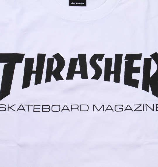 大きいサイズ メンズ THRASHER 長袖 Tシャツ ホワイト 1178-9340-1 3L 4L 5L 6L 8L