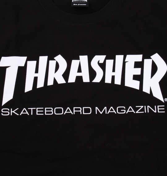 大きいサイズ メンズ THRASHER 長袖 Tシャツ ブラック 1178-9340-2 3L 4L 5L 6L 8L