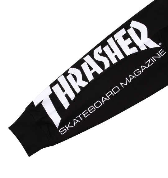 大きいサイズ メンズ THRASHER 長袖 Tシャツ ブラック 1178-9340-2 3L 4L 5L 6L 8L