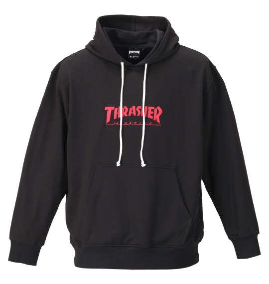 大きいサイズ メンズ THRASHER プルパーカー ブラック 1178-9342-2 3L 4L 5L 6L 8L