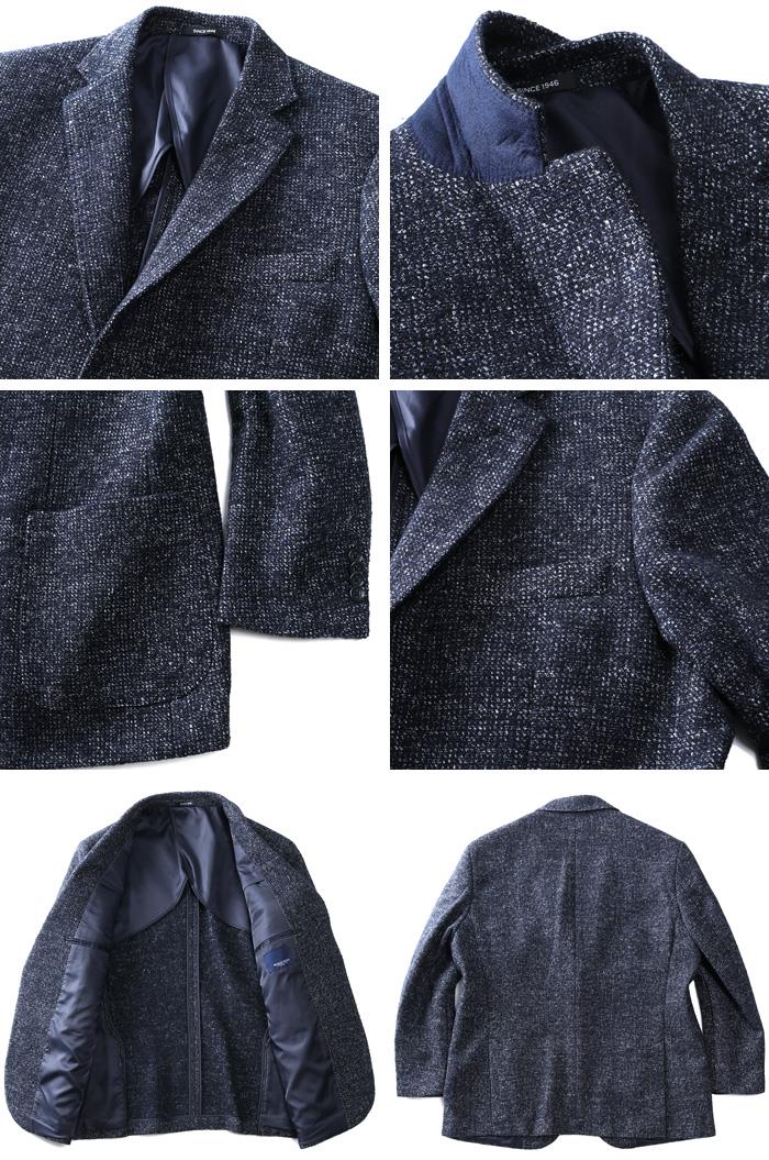 【2022bb】【WEB限定価格】大きいサイズ メンズ SARTORIA BELLINI ウール混 シングル 2ツ釦 ジャケット azjk3419608