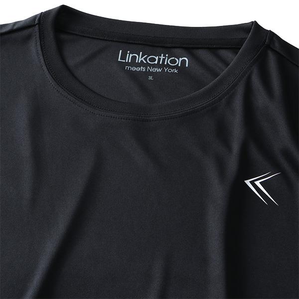 【bb1020】大きいサイズ メンズ LINKATION 吸汗速乾 スムス 反射テープ使い 長袖 Tシャツ la-t190428