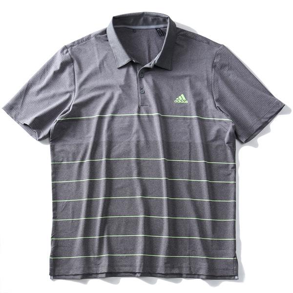 【WEB限定価格】【golf1】ブランドセール 大きいサイズ メンズ ADIDAS アディダス ボーダー柄 半袖 ゴルフ ポロシャツ USA直輸入 dq2228