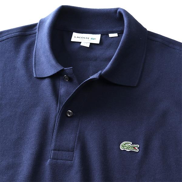 【WEB限定価格】ブランドセール 大きいサイズ メンズ LACOSTE ラコステ 鹿の子 ワンポイント 長袖 ポロシャツ USA直輸入 l1312