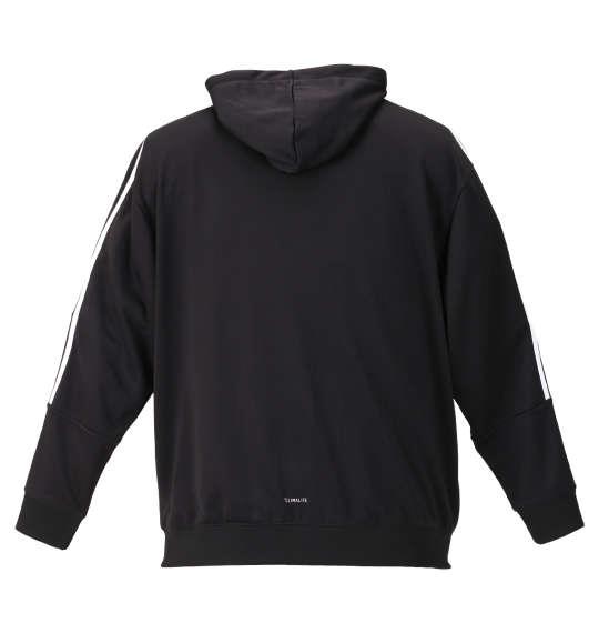 大きいサイズ メンズ adidas スウェット プル パーカー ブラック 1176-9342-2 3XO 4XO 5XO 6XO 7XO 8XO