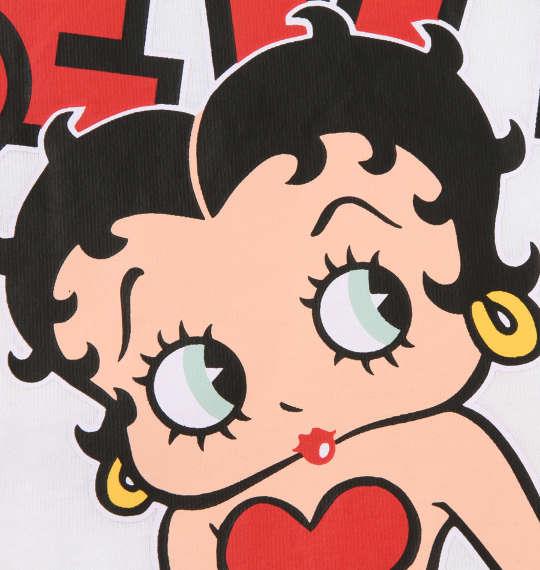 大きいサイズ メンズ BETTY BOOP 天竺 プリント 長袖 Tシャツ オフホワイト 1178-9650-1 3L 4L 5L 6L