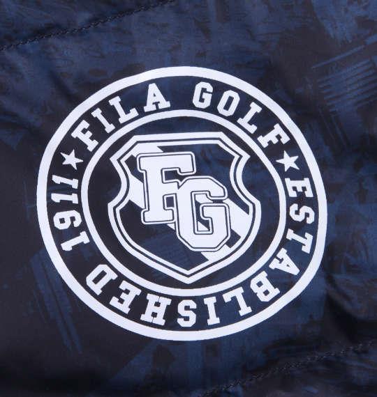 大きいサイズ メンズ FILA GOLF ライト ダウン ジャケット ネイビー 1173-9340-1 3L 4L 5L 6L