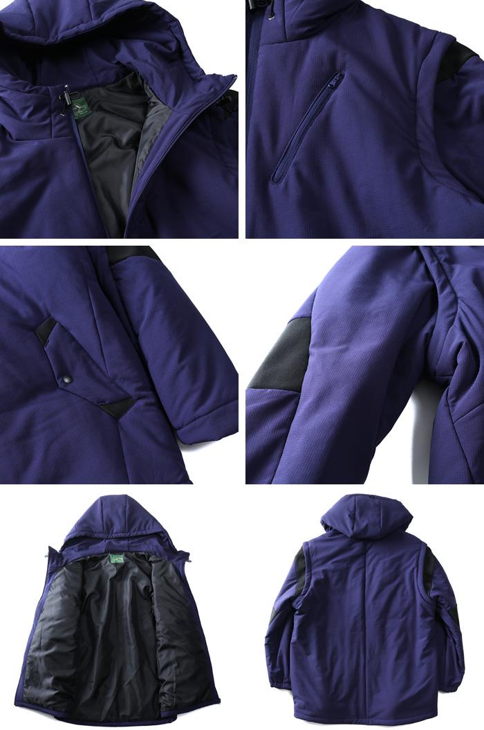 【WEB限定価格】【winter】【bmo】大きいサイズ メンズ Bowerbirds Works 2way ストレッチ ブルゾン azb-1382