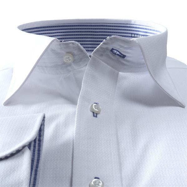 2点目半額 大きいサイズ メンズ DANIEL DODD 形態安定 長袖 ワイシャツ セミワイドカラー eadn87-3