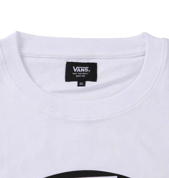大きいサイズ メンズ VANS 長袖 Tシャツ ホワイト 1178-9660-1 3L 4L 5L